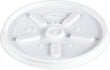 Dart Container - White Vented Lid For Foam Cups, 1000/Cs - 12JL