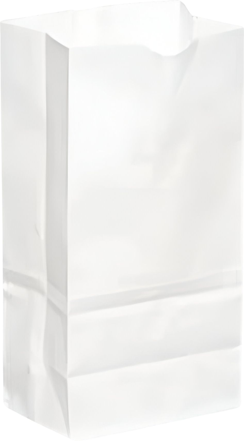 Rosenbloom - 8 lb White Paper Grocery Bag, 500/Bn - 1000800W00