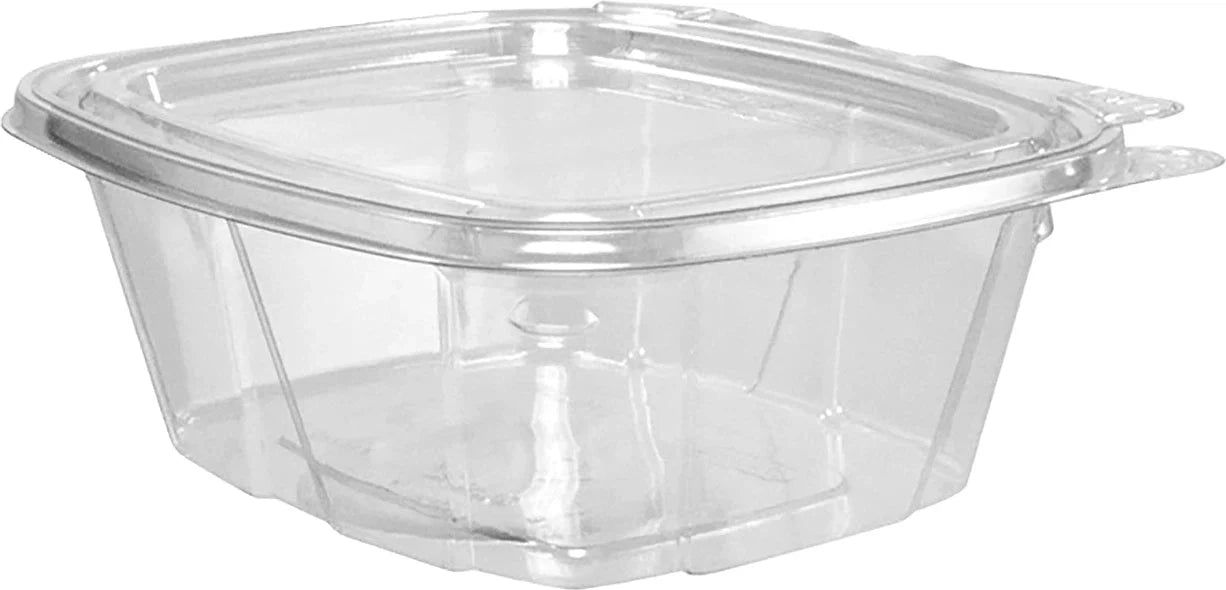Dart Container - 16 Oz PET Plastic Tamper-Evident/Resistant Container with Clear Flat Lid, 200/Cs - CH16DEF