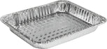 HFA - Heavy Duty 40 Gauge Half Steam Table Shallow Foil Pan with Lid, 100/Cs – 320-40-100