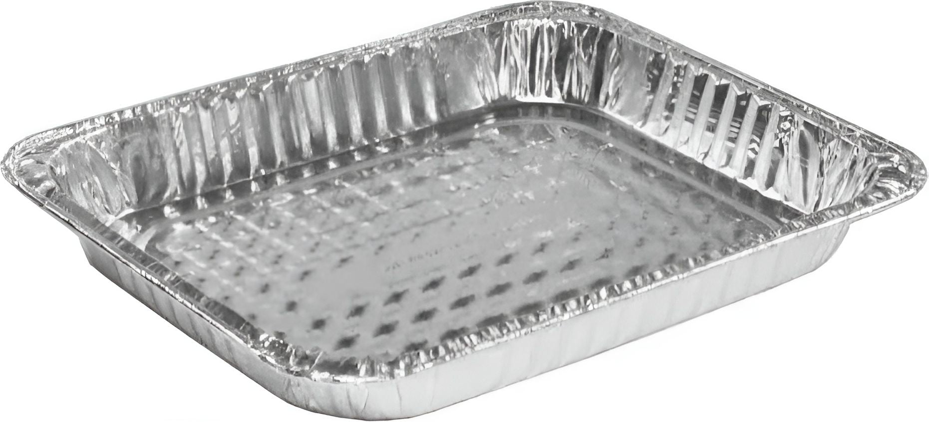 HFA - Heavy Duty 40 Gauge Half Steam Table Shallow Foil Pan with Lid, 100/Cs β 320-40-100