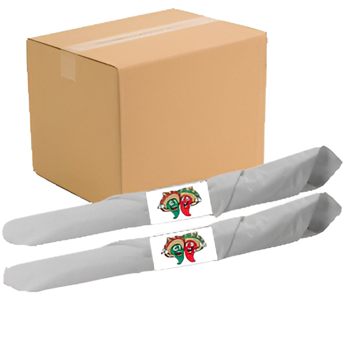 A1Paper - 4.5", 2.5 M Happy Peppers Napkin Bands, 2500/Pk - 395546