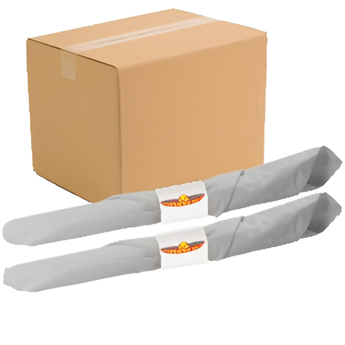 A1Paper - 4.5", 2.5 M Sombrero White Napkin Bands, 2500/Pk - 395547