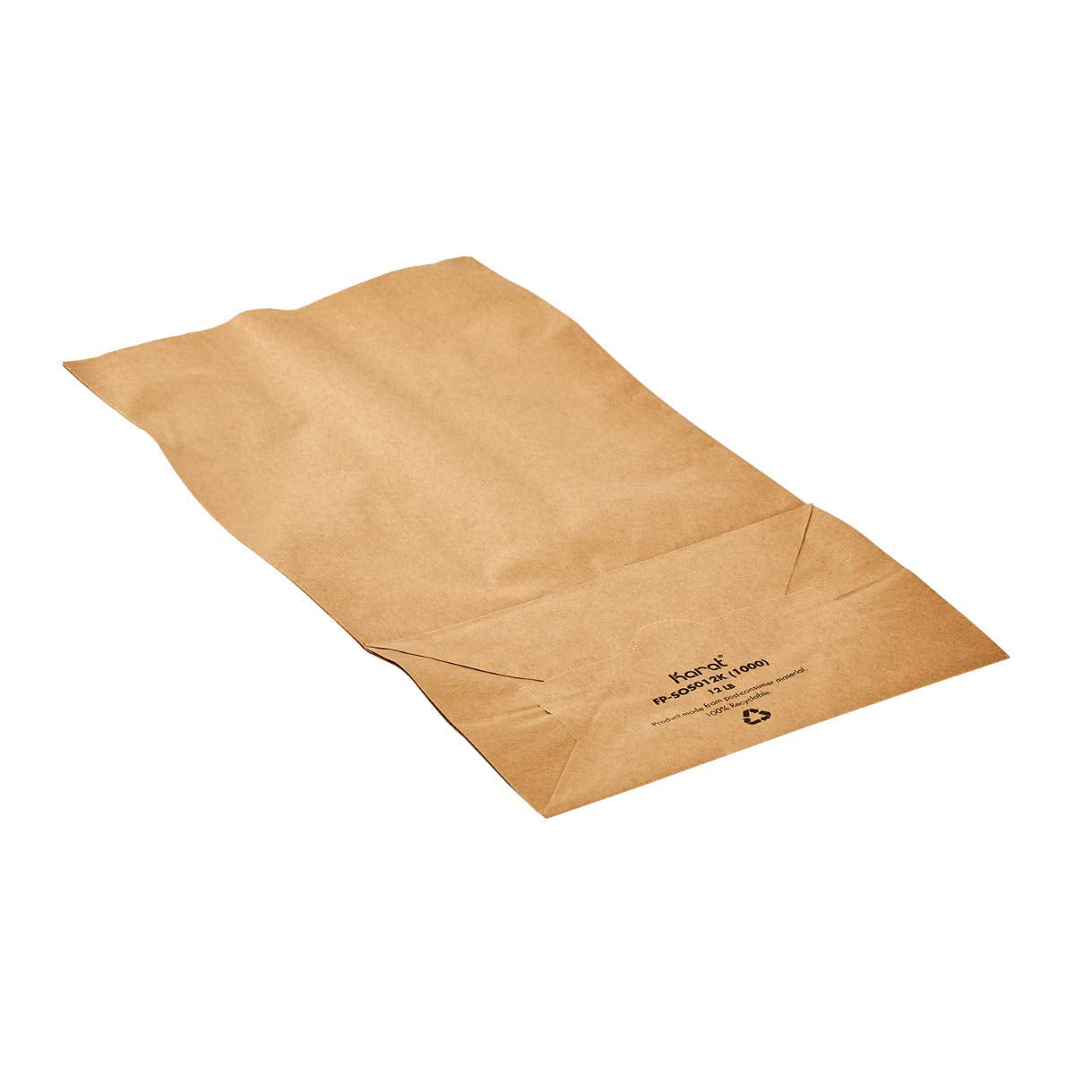 Karat - 12 lb Kraft Paper Bags, 1000/Case - FP-SOS12K