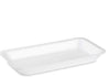 Dyne-A-Pak Inc. - 10.75" x 5.875" x 1.19" 10D/10P White Foam Meat Trays,400/cs - 201010PW00