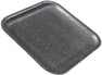 Dyne-A-Pak Inc. - 5.25" x 5.25" x 0.5" 1S Black Foam Meat Trays, 1000/Cs - 201001SN00