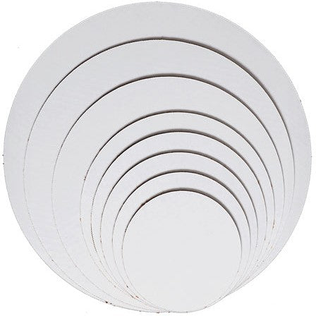 New Method Packaging - 18" Corrugated White Circle, 125/Case - CCW18