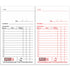 A1Paper - 5.75" x 3.5" 2 Part White Carbonless Salesbook Guest Checks, 50x100/Cs - DIRCT12A